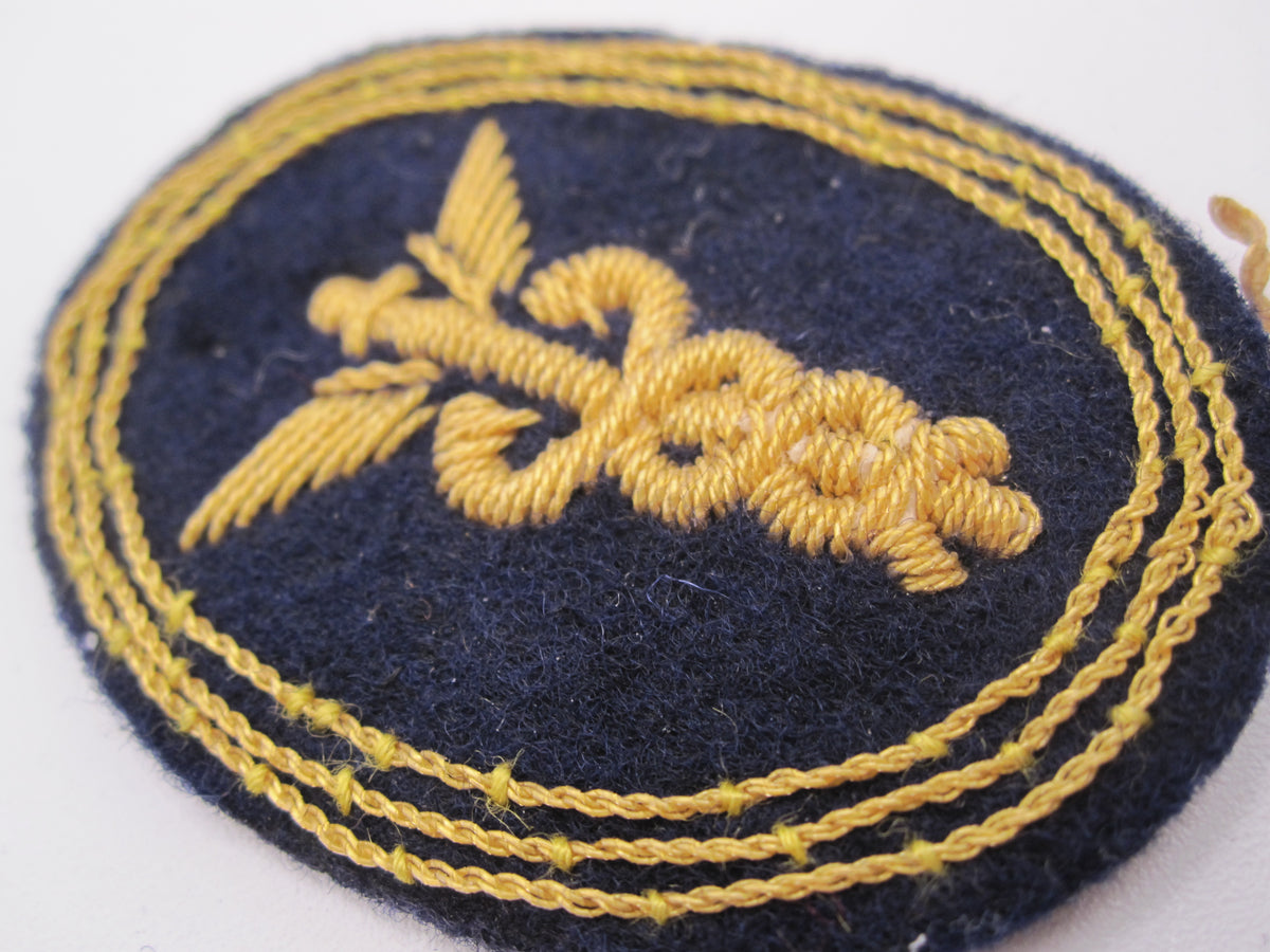 H.W.      ORIGINAL Tätigkeitsabzeichen Kadetten Laufbahnabzeichen Verwaltung Kriegsmarine