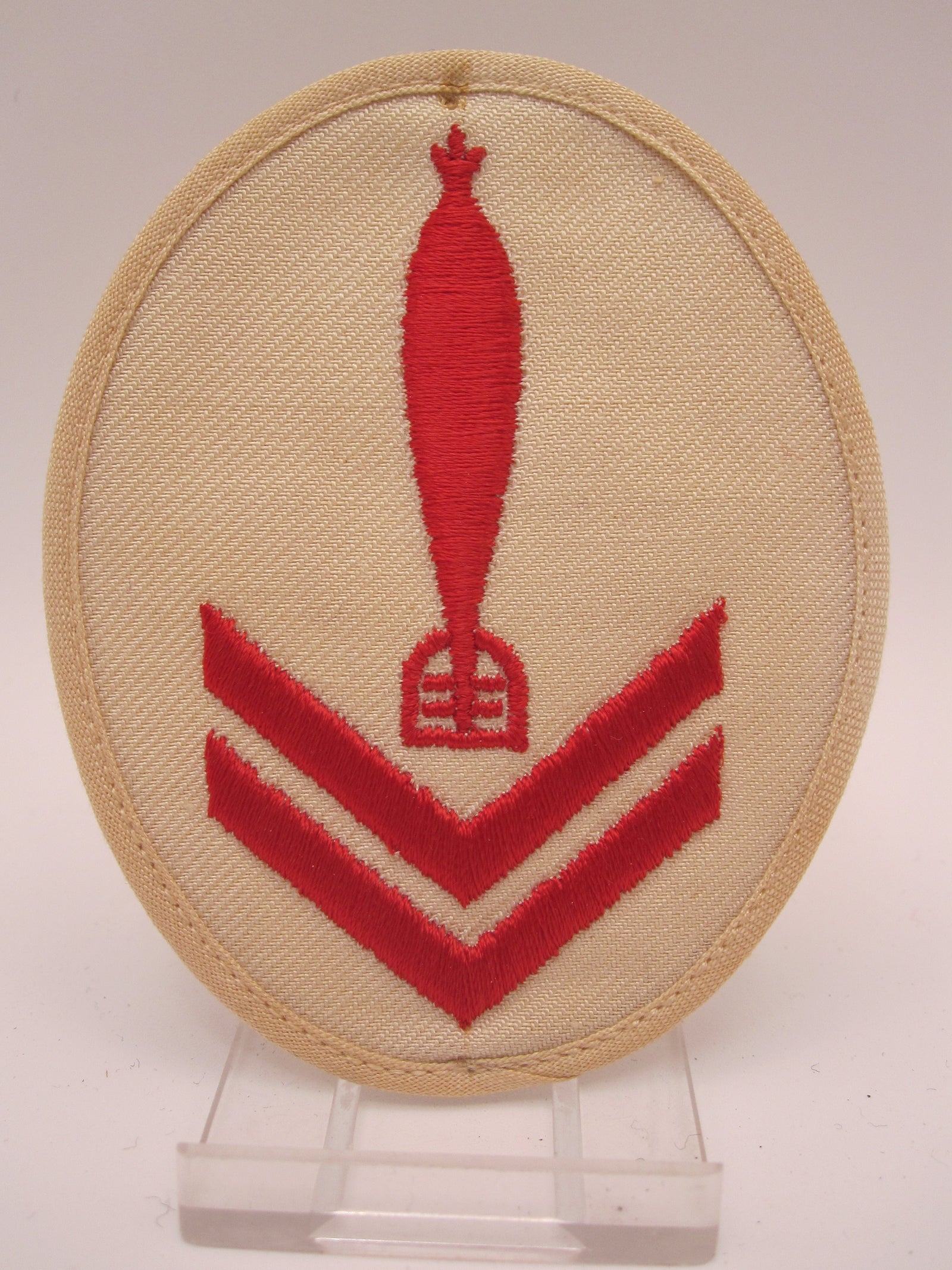 H.W.      ORIGINAL Abzeichen Torpedo - Waffenleitvormann III Truppenausbildung