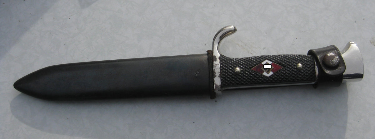 H.W.      Fahrtenmesser der Hitlerjugend HJ-Dolch Schütte Höfer