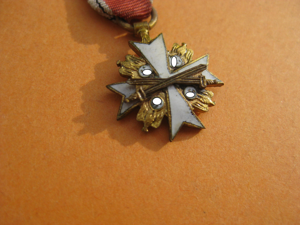 H.W.   -  -   Miniatur für Miniaturkettchen Deutscher Adler Orden