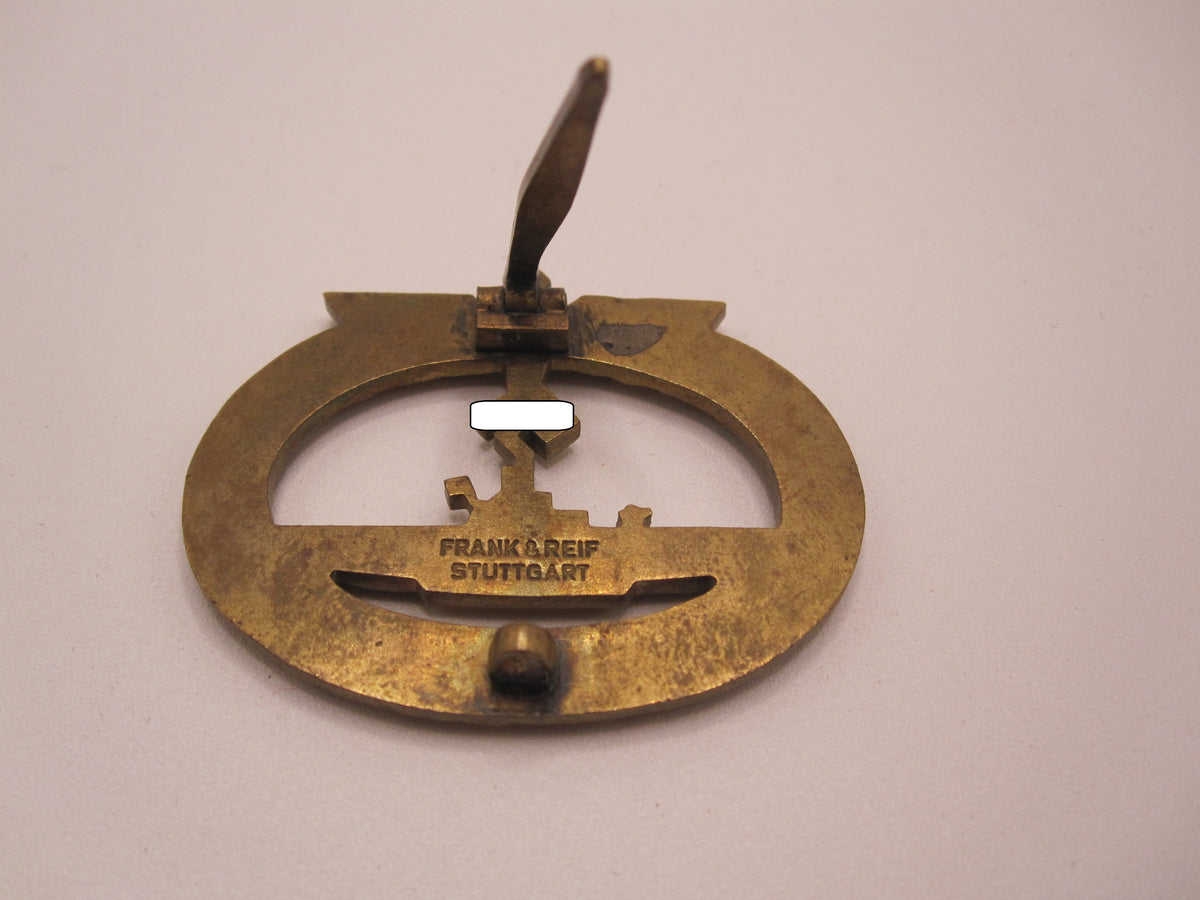 Reenactment U-Bootkriegsabzeichen  Unterseebootsabzeichen  -sensationelle Sammleranfertigung- Kriegsmarine