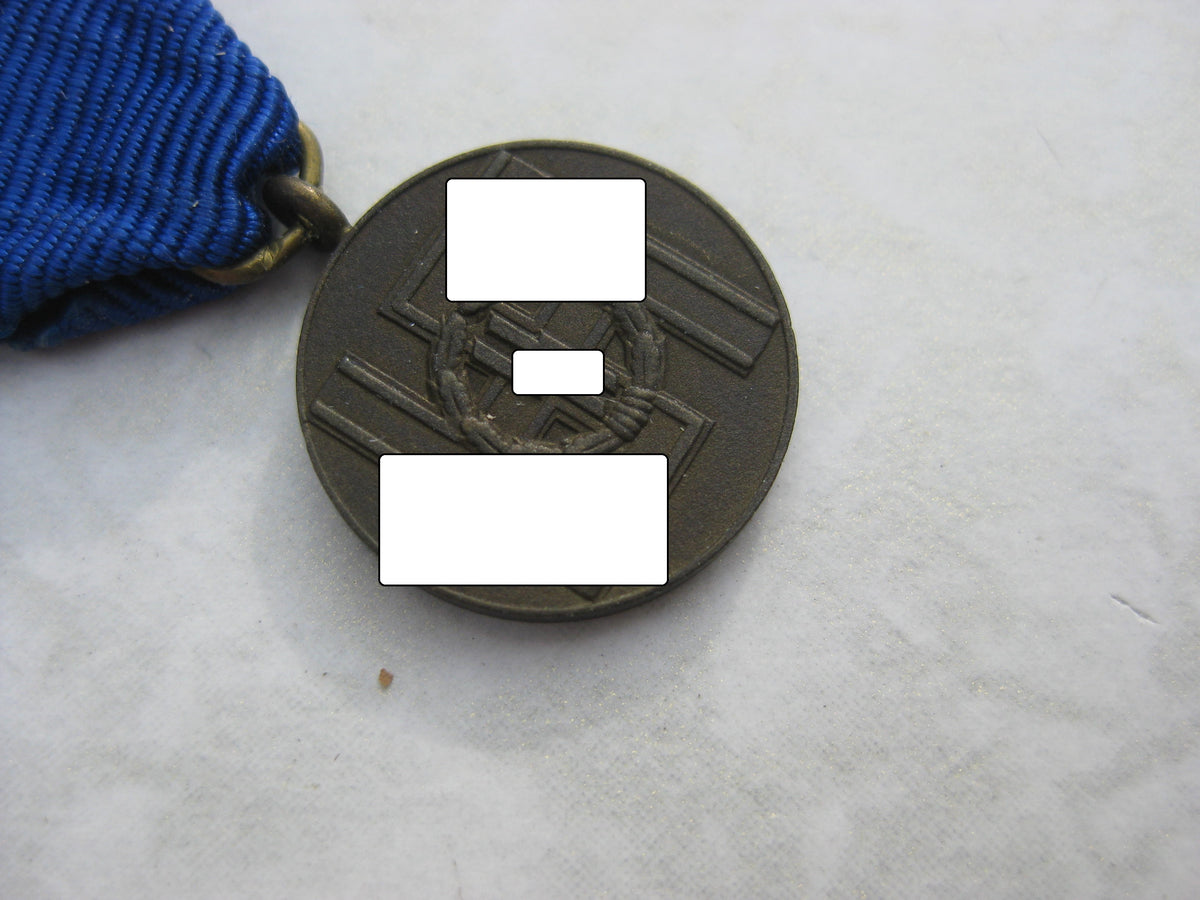 H.W.     Miniatur für Miniaturkettchen Medaille Dienstauszeichnung der SS 8 Jahre