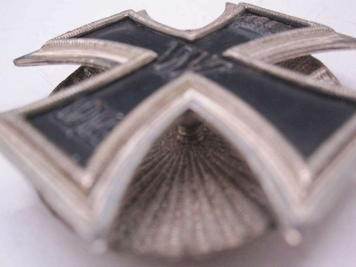 Eisernes Kreuz 1.Klasse von 1914 (EK1/14) an SCHRAUBSCHEIBE seltene Variante