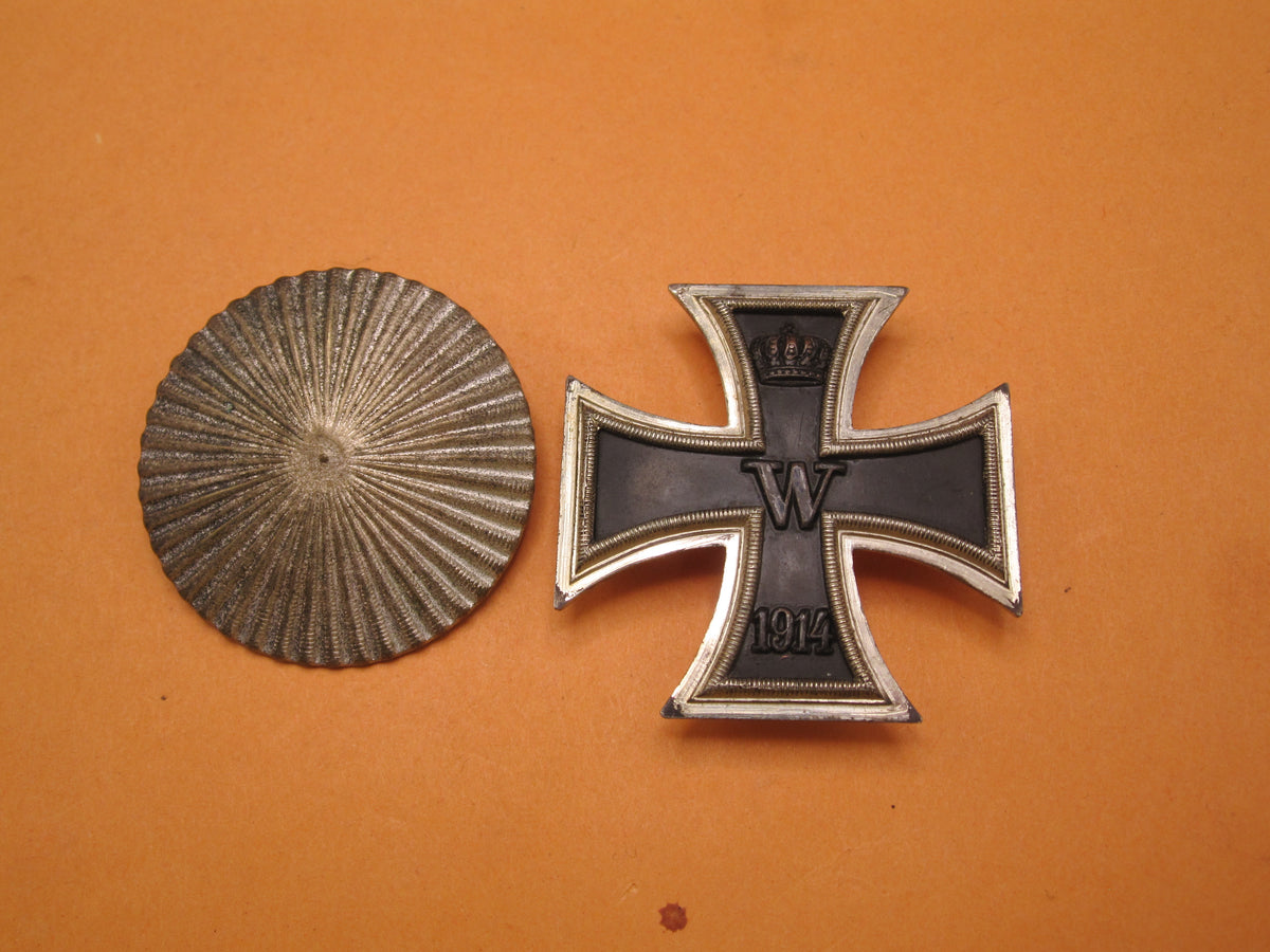 Eisernes Kreuz 1.Klasse von 1914 (EK1/14) an SCHRAUBSCHEIBE seltene Variante