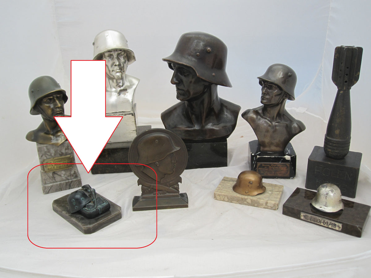 Erinnerungsstück Reservistika Briefbeschwerer Tischdekoratin Wehrmacht