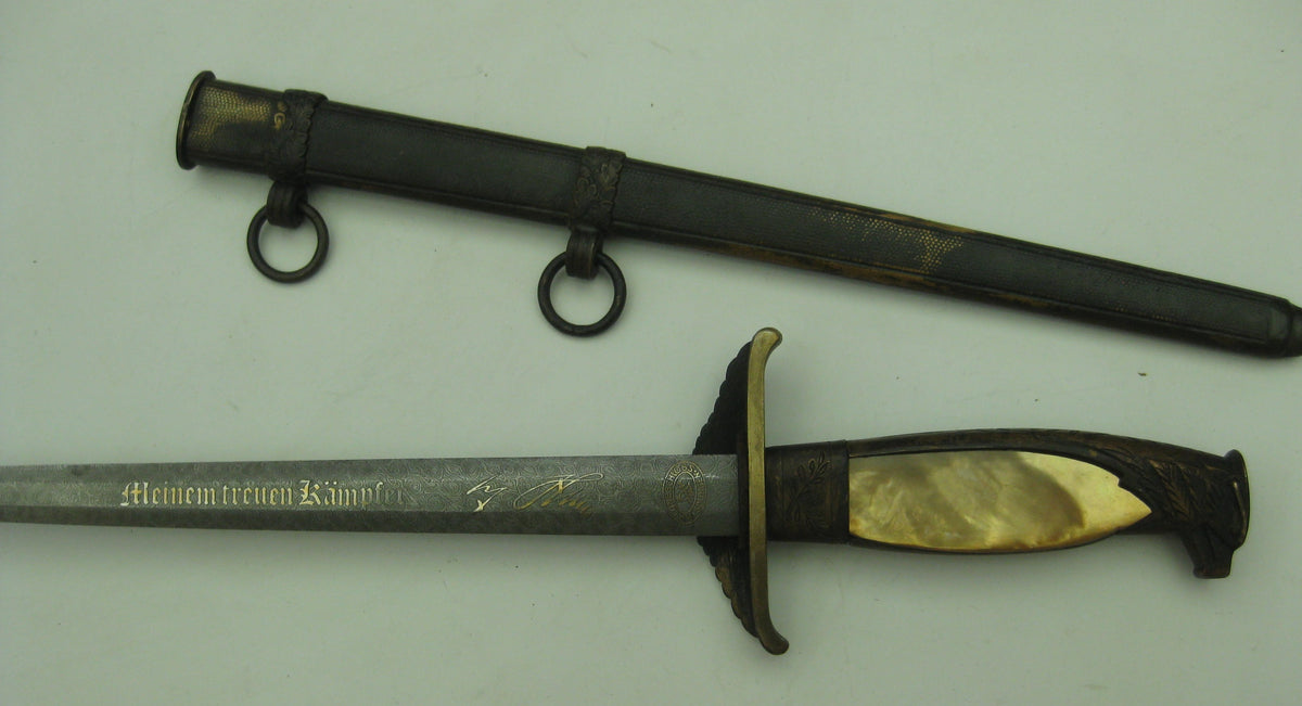 Diplomatendolch für hohe Staatsbeamte mit Geschenkklinge mit Hersteller: LÜNESCHLOSS in Solingen !!!