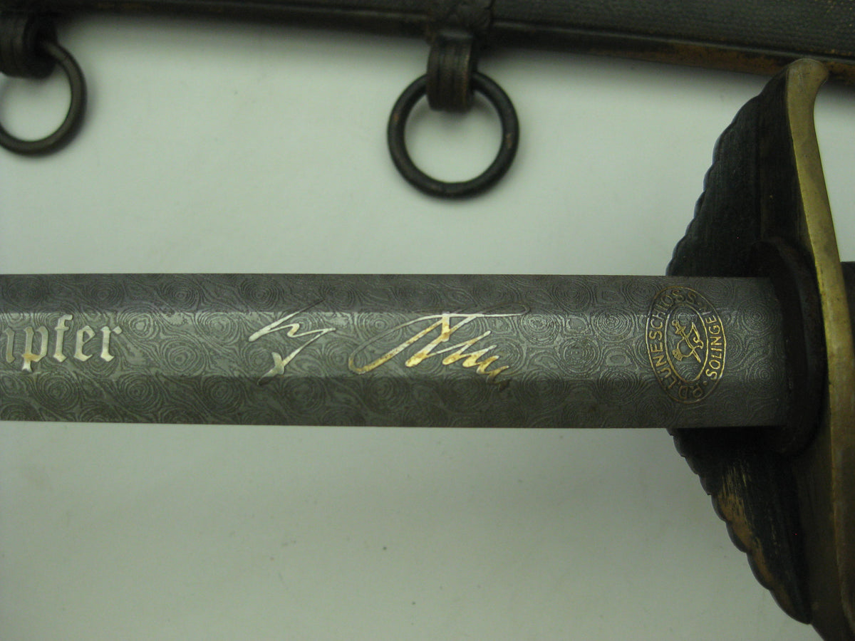 Diplomatendolch für hohe Staatsbeamte mit Geschenkklinge mit Hersteller: LÜNESCHLOSS in Solingen !!!