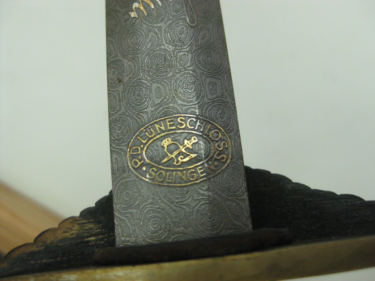 Diplomatendolch für hohe Staatsbeamte mit Geschenkklinge mit Hersteller: LÜNESCHLOSS in Solingen !!!