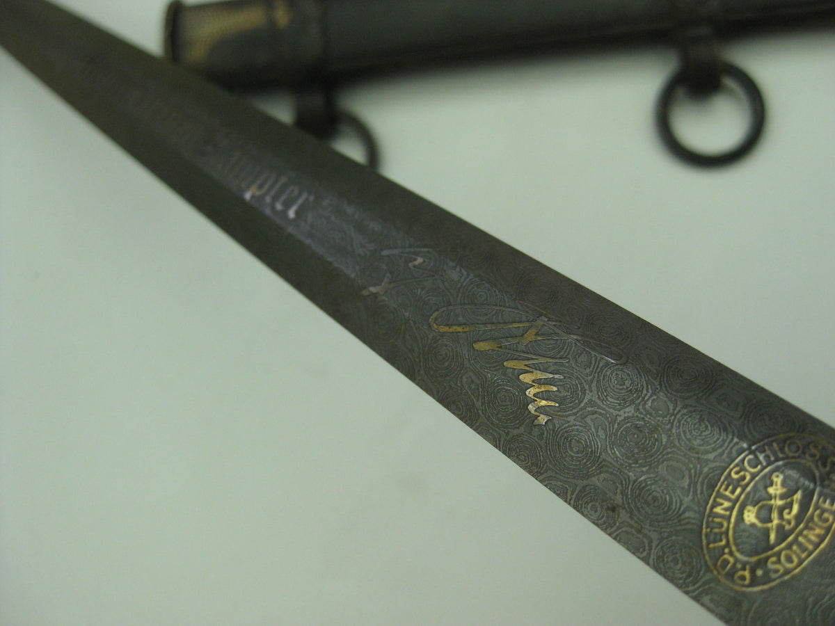 Diplomatendolch für hohe Staatsbeamte mit Geschenkklinge mit Hersteller: LÜNESCHLOSS in Solingen !!!