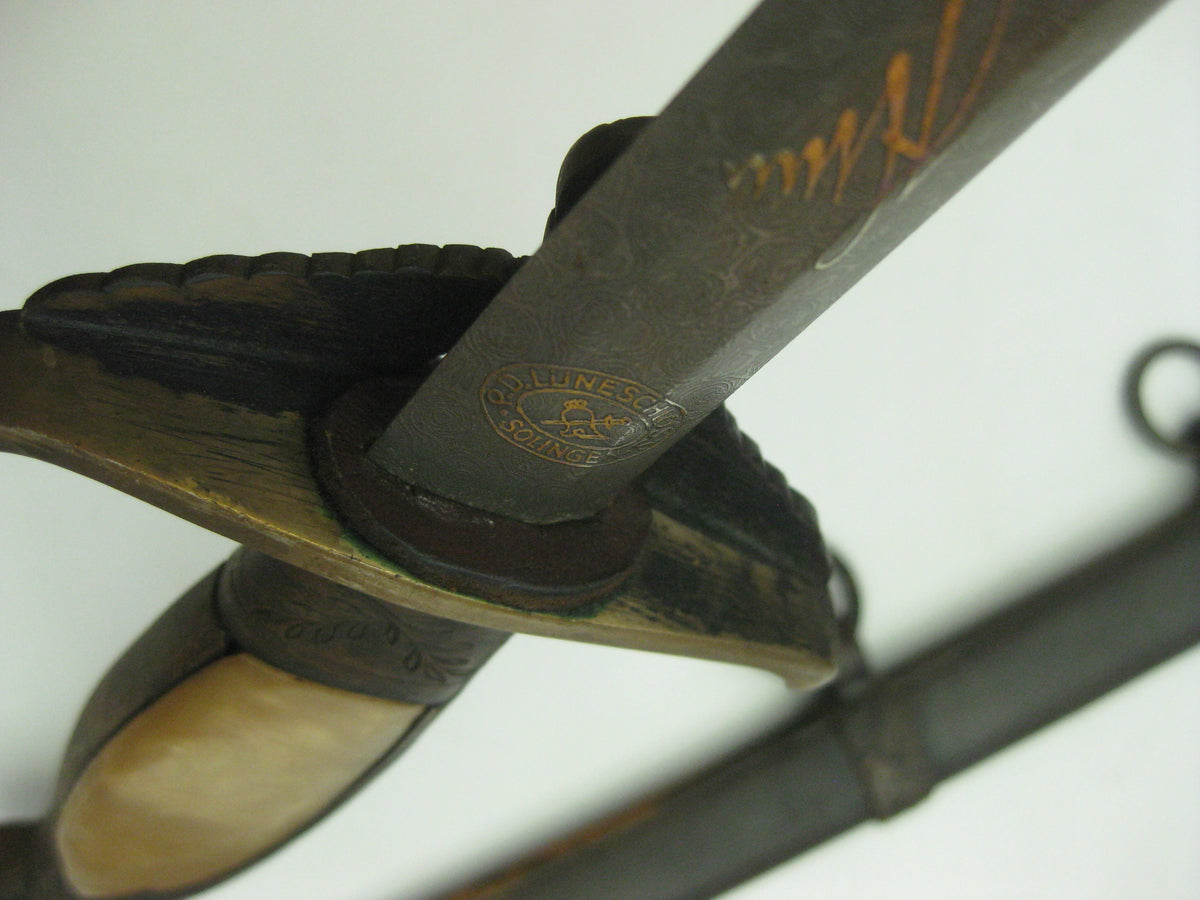 Diplomatendolch für hohe Staatsbeamte mit Geschenkklinge mit Hersteller: LÜNESCHLOSS in Solingen !!!