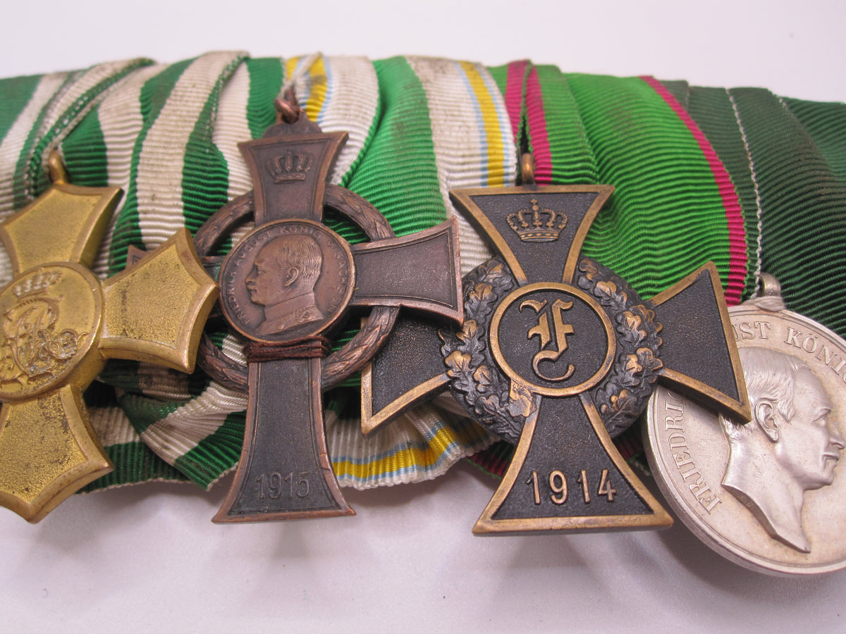 6er Ordensspange Sachsen