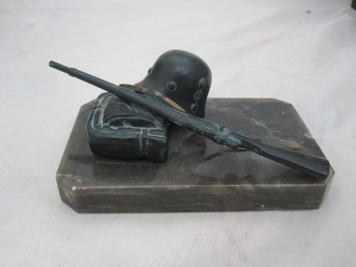 Erinnerungsstück Reservistika Briefbeschwerer Tischdekoratin Wehrmacht