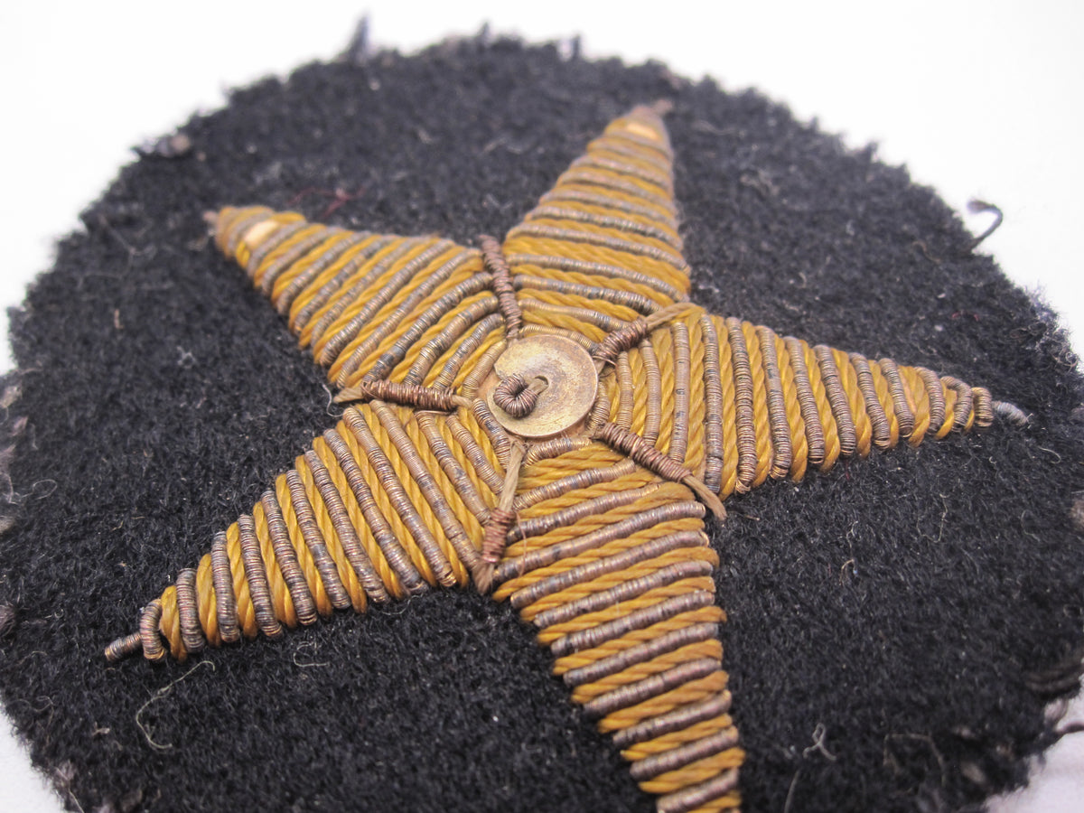 H.W.      ORIGINAL Abzeichen Bootsmannslaufbahn Vorsatz zum Seemann / Matrose