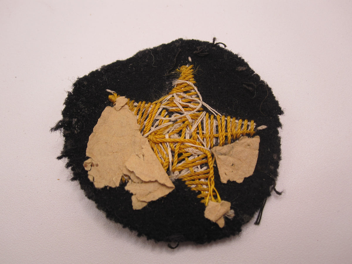 H.W.      ORIGINAL Abzeichen Bootsmannslaufbahn Vorsatz zum Seemann / Matrose