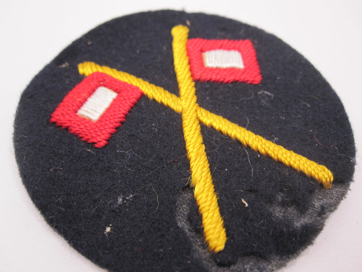 H.W.     -  - ORIGINAL Abzeichen Signallaufbahn / Signalmatrose