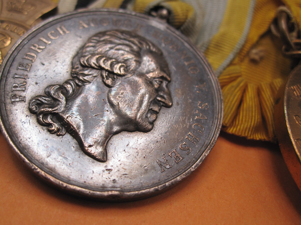 7er Ordensspange Eisernes Kreuz 1870 silberne Militär St. Heinrichs Orden Medaille Sachsen deutsch-französischer Krieg 1870/71 &amp; Krieg von 1866 !!!!!