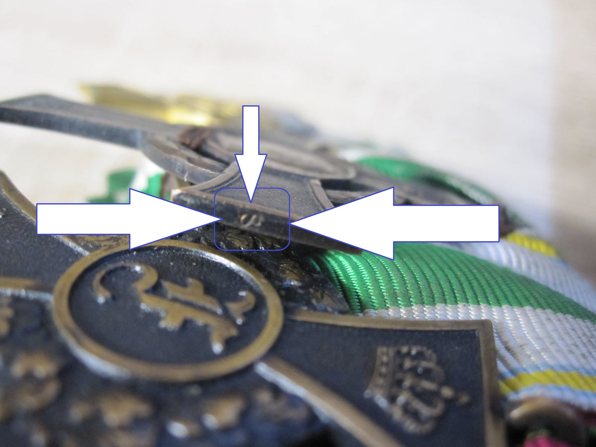 6er Ordensspange Sachsen