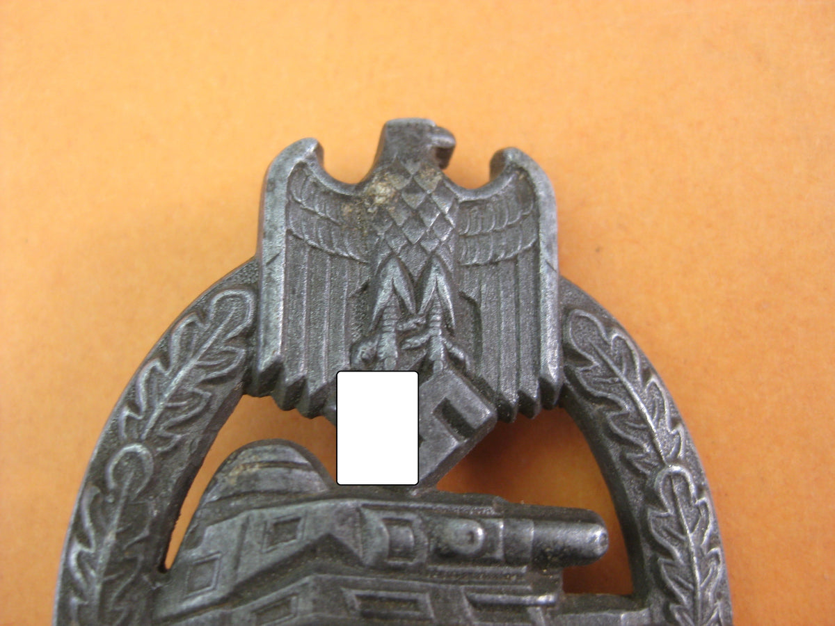Panzerkampfabzeichen in Bronze /  Seltene Daisy Variante