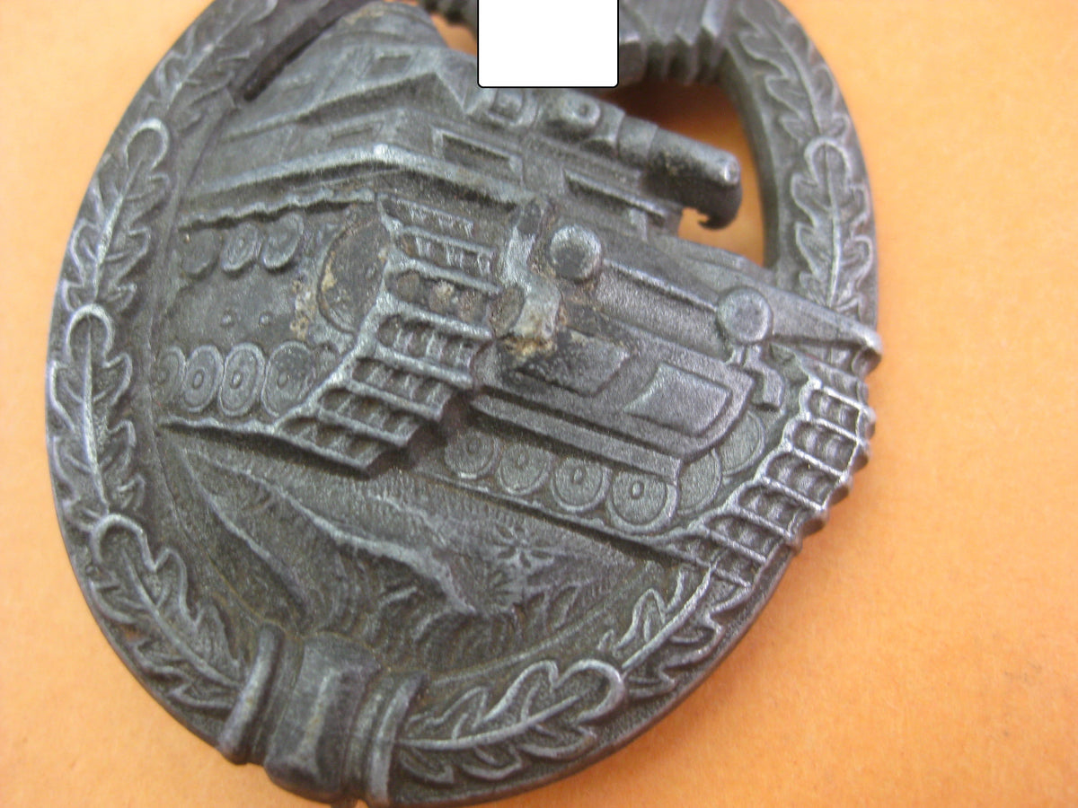 Panzerkampfabzeichen in Bronze /  Seltene Daisy Variante