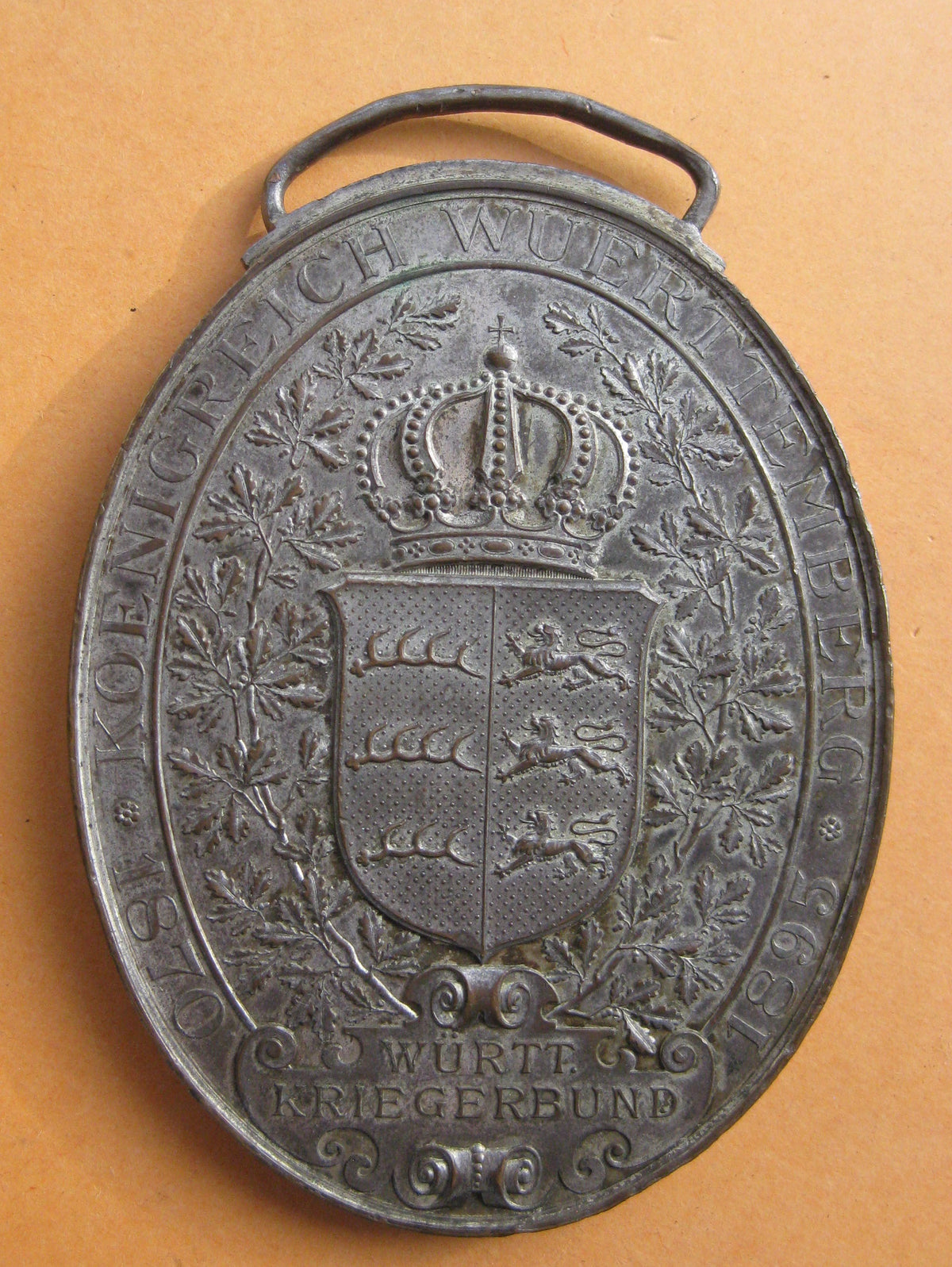 Fahnenmedaille Kriegerbund Württemberg