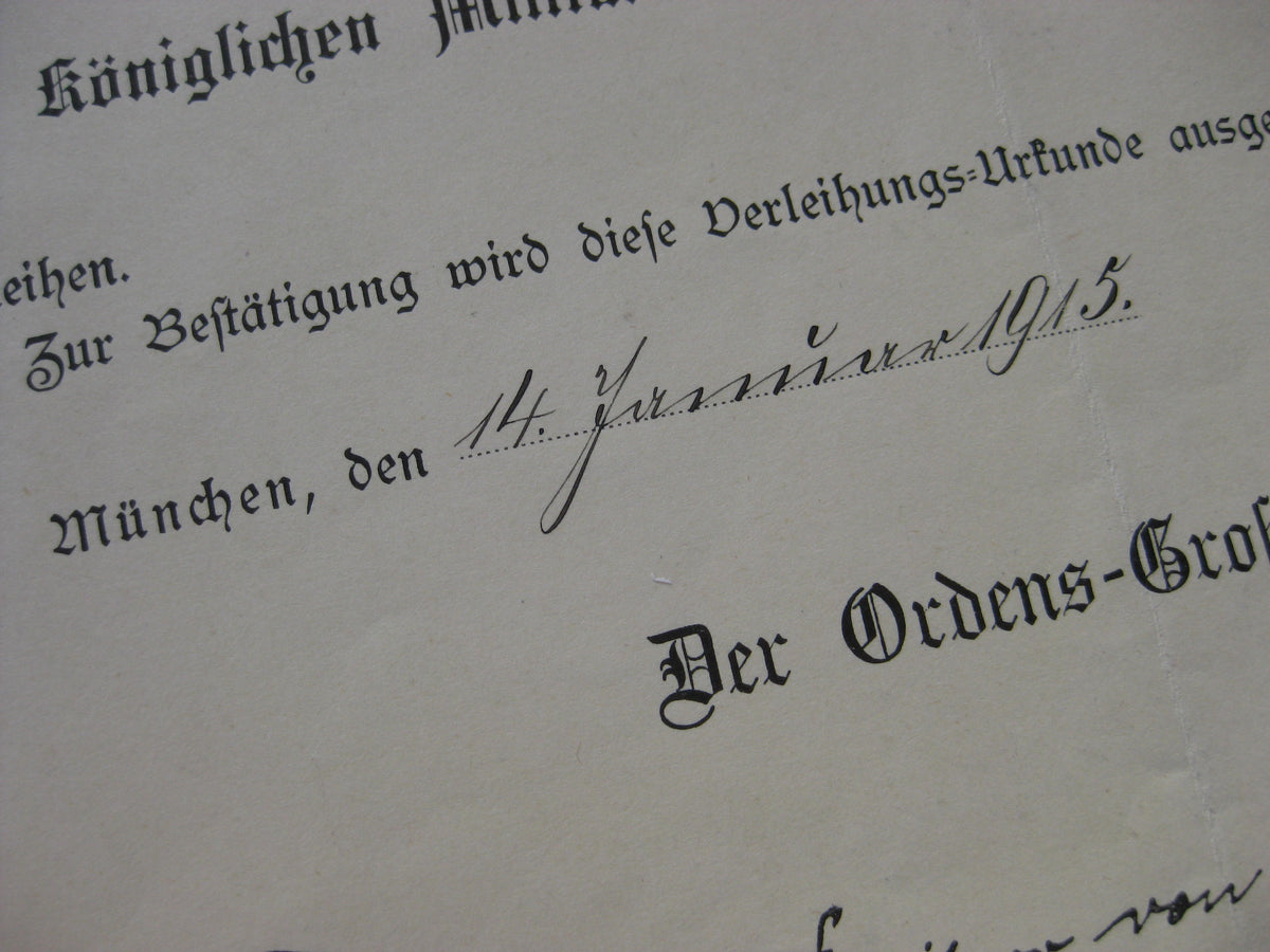 Dokument eines späteren Ritterkreuzträger der Wehrmacht Demjansk