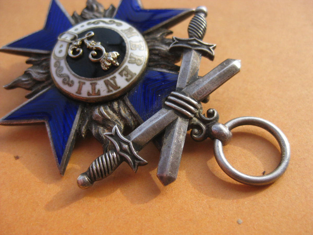 Bayern Militärverdienstorden 1866 - 1918 MVO 4.Klasse mit Schwertern