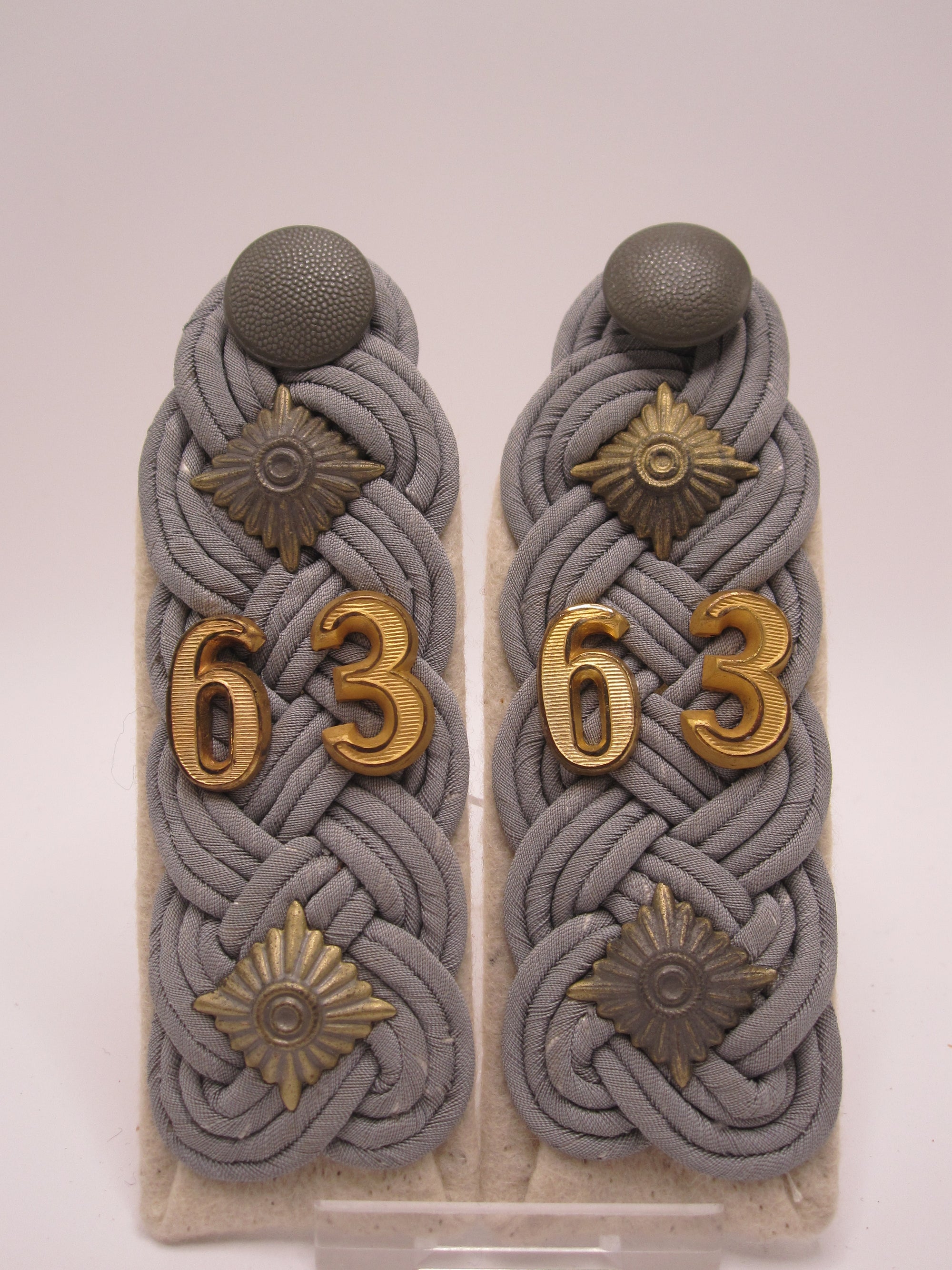 Originale Schulterklappen eines Eichenlaubträgers !!! Infanterie Regiment Nr. 63 in Ingolstadt