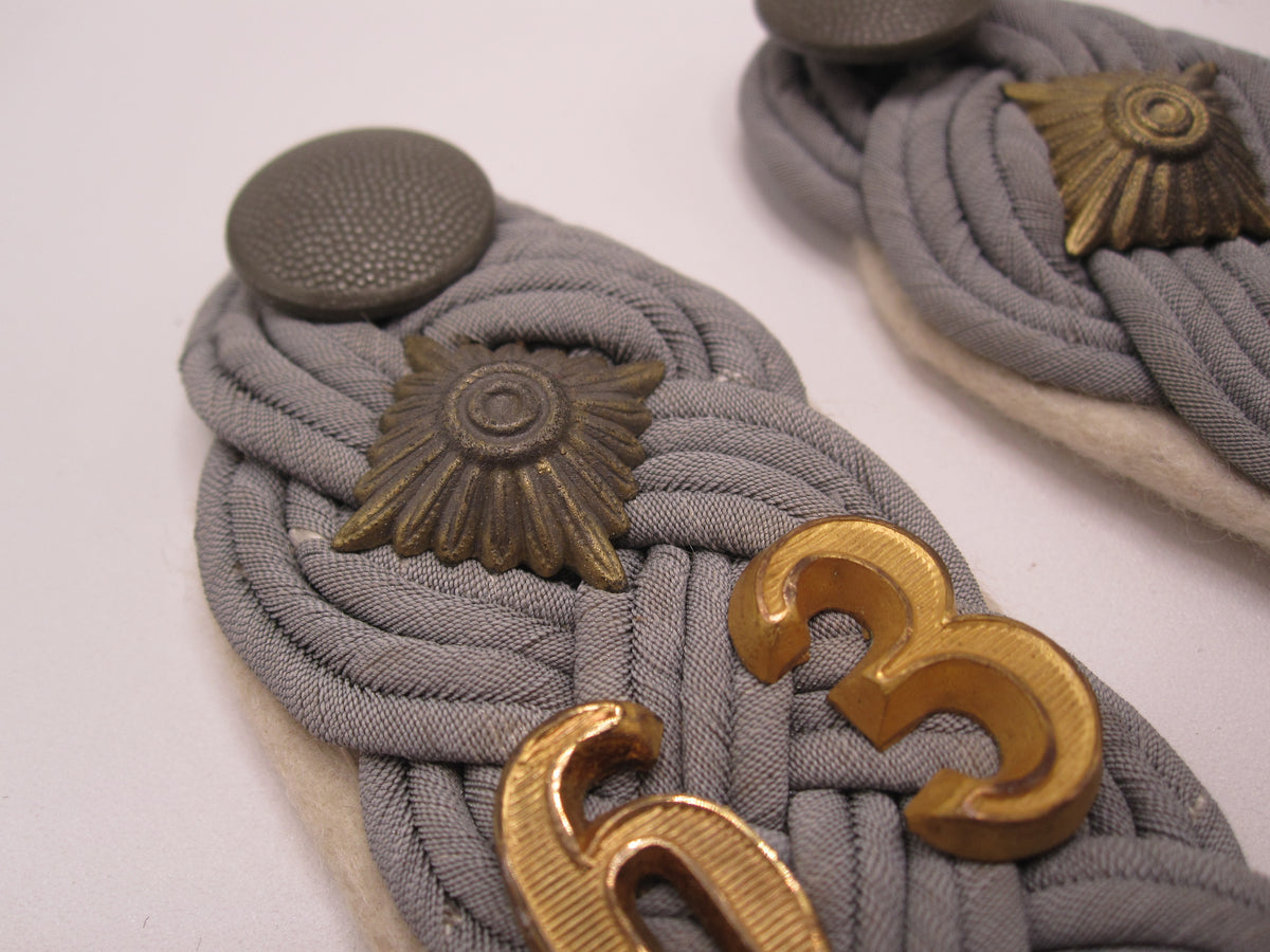 Originale Schulterklappen eines Eichenlaubträgers !!! Infanterie Regiment Nr. 63 in Ingolstadt