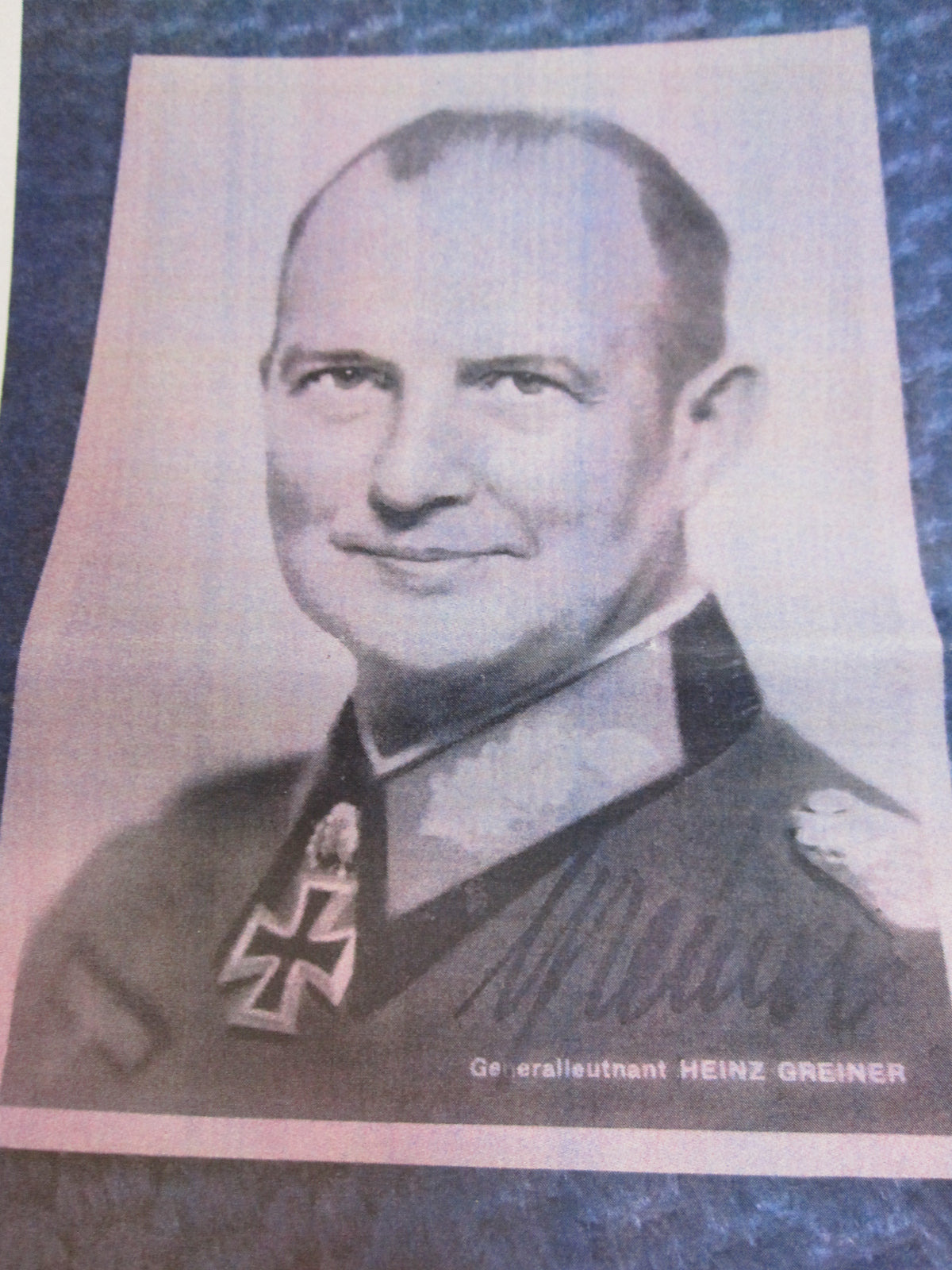 Originale Schulterklappen Oberst Eichenlaubträger Heinrich GREINER I.R. 63