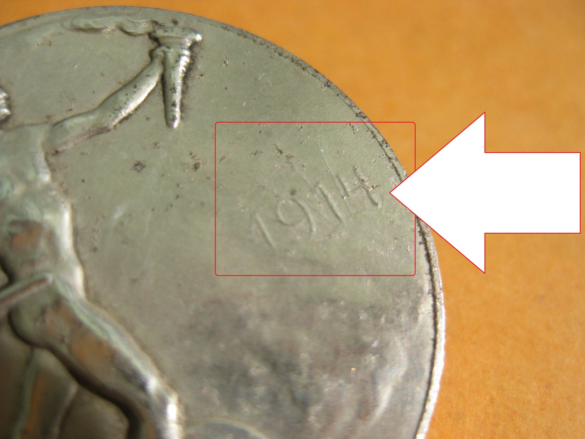 Deutsche Eisenbahn 1.Weltkrieg Erinnerungsabzeichen 1914 / 1916 -Preußen- Kaiserreich Eisenbahner