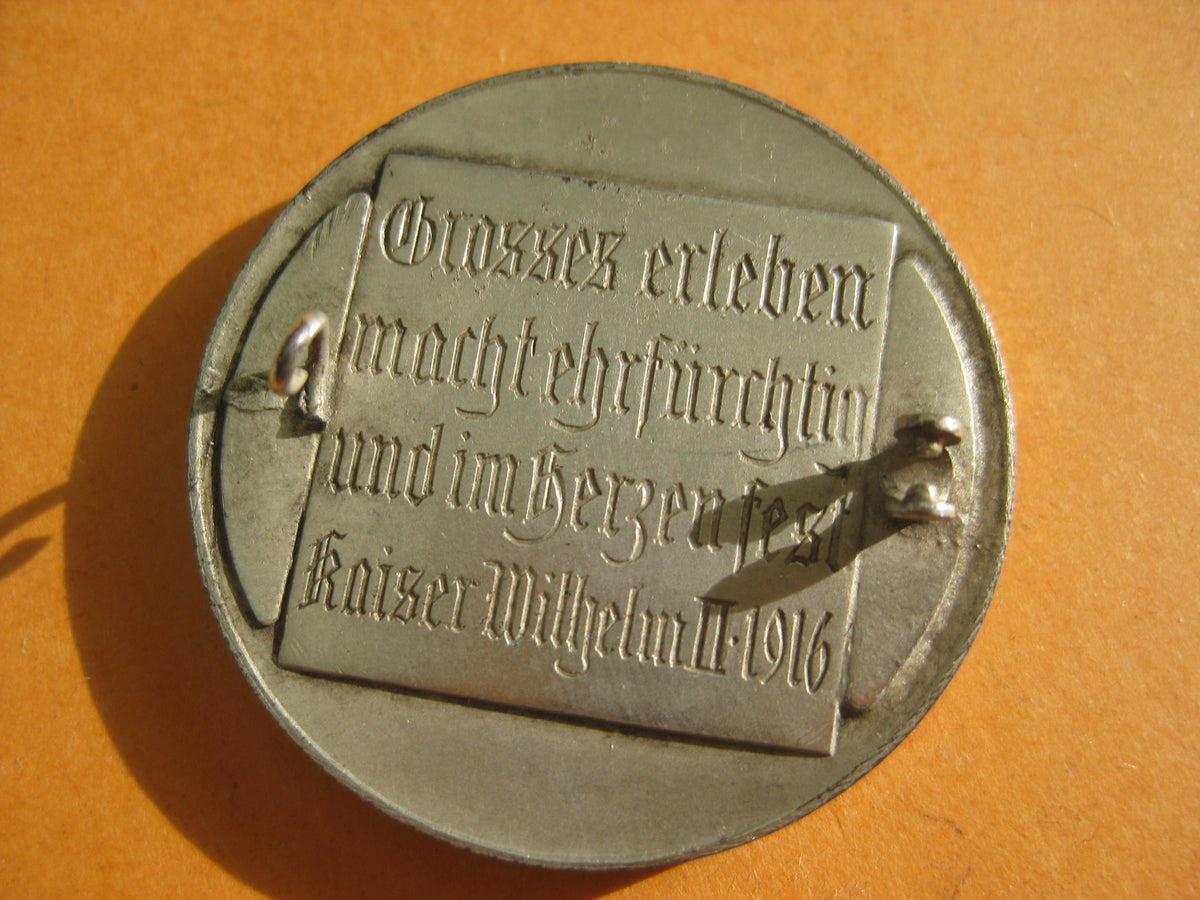 Deutsche Eisenbahn 1.Weltkrieg Erinnerungsabzeichen 1914 / 1916 -Preußen- Kaiserreich Eisenbahner