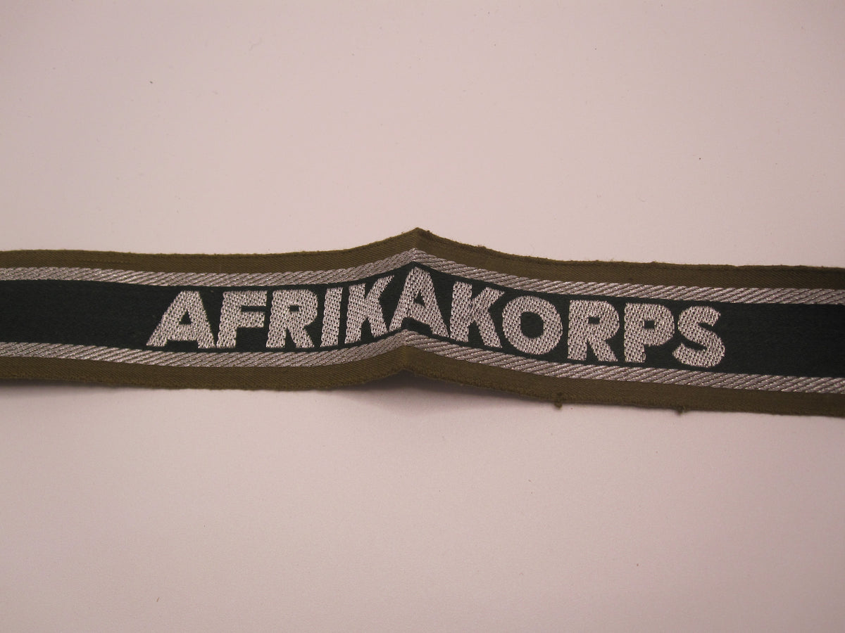 100% alte Originale Ärmelband AFRIKAKORPS