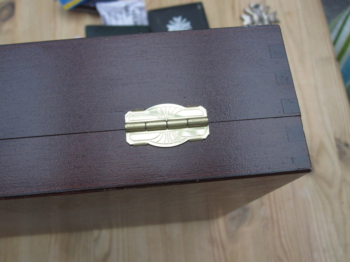 GÖDE Aufbewahrungsboxen Etui Schachtel für Ordenssammlung Münzbox Münzenbox Holbox