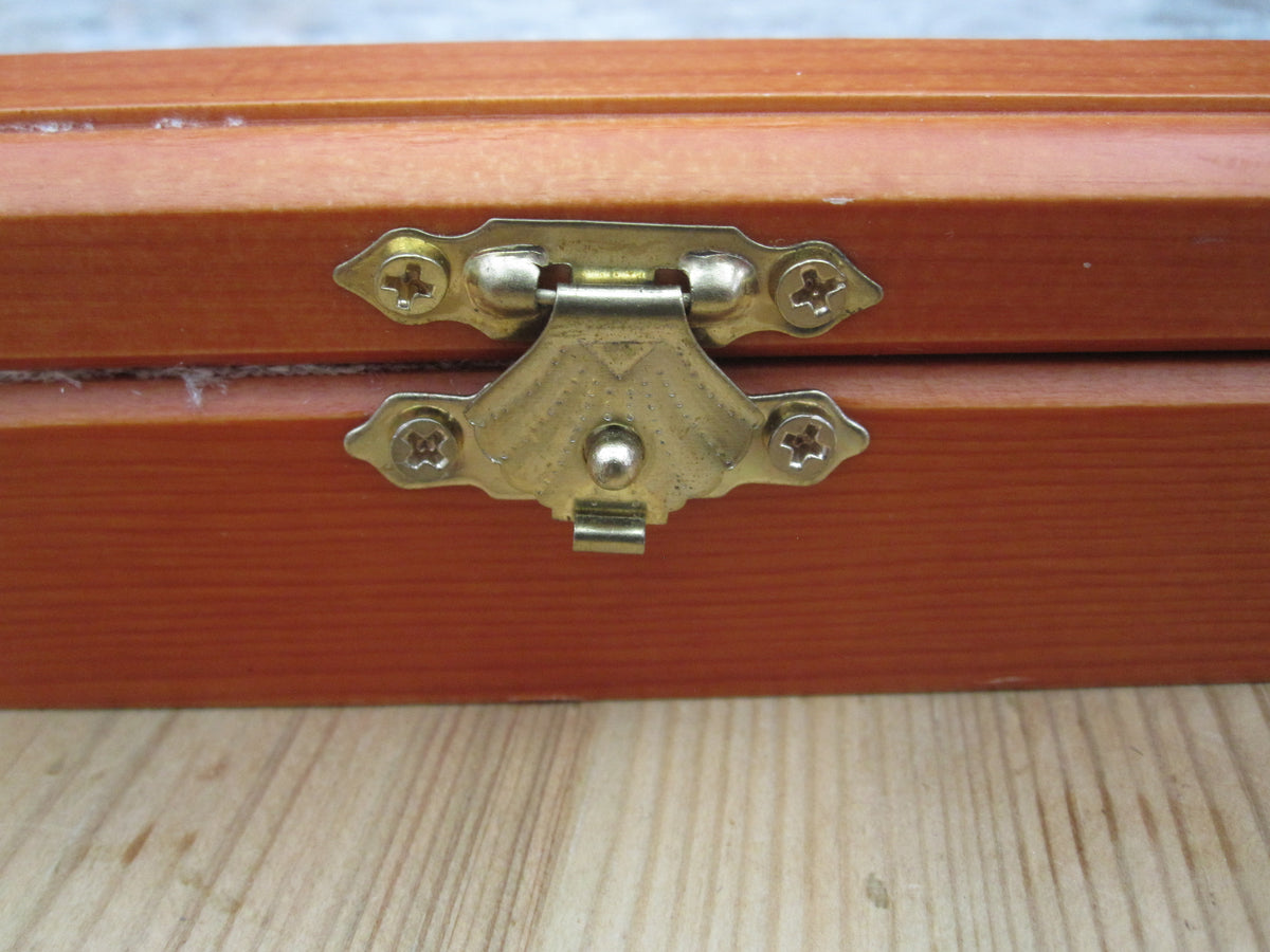 Holz Aufbewahrungsboxen Etui Schachtel für Ordenssammlung Holzbox Vitrine Hängevitrine Schaukasten