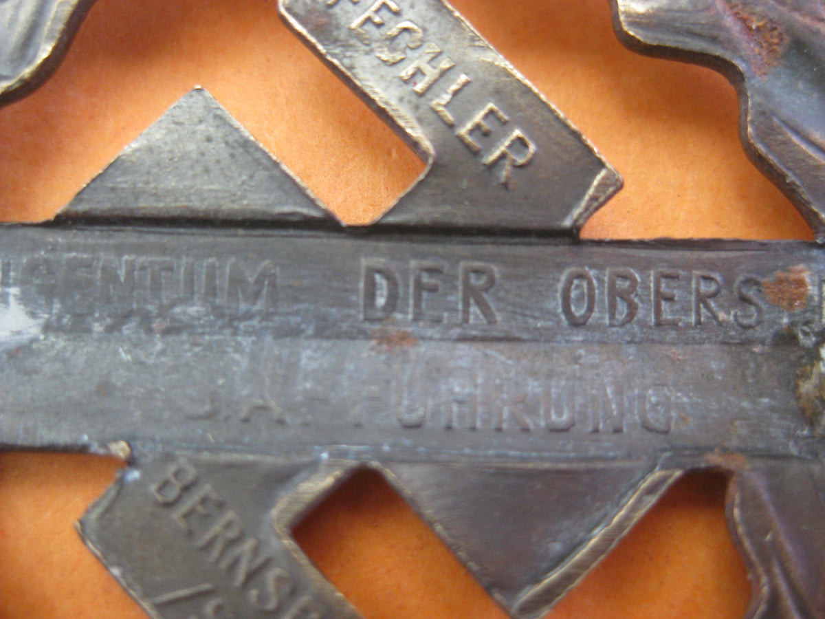 SA - Wehrsportabzeichen in Bronze Hersteller:  Fechler
