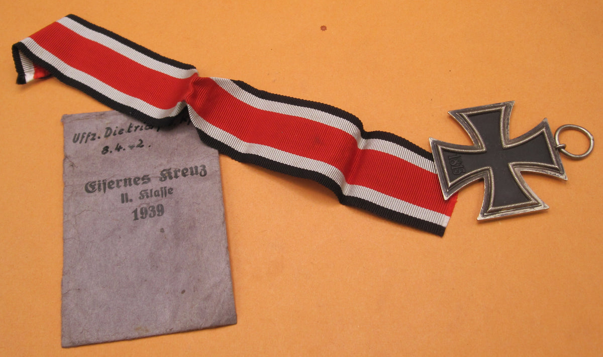Eisernes Kreuz 2.Klasse in Verleihungstüte (EK2/39) Hersteller: Schenkl in Wien
