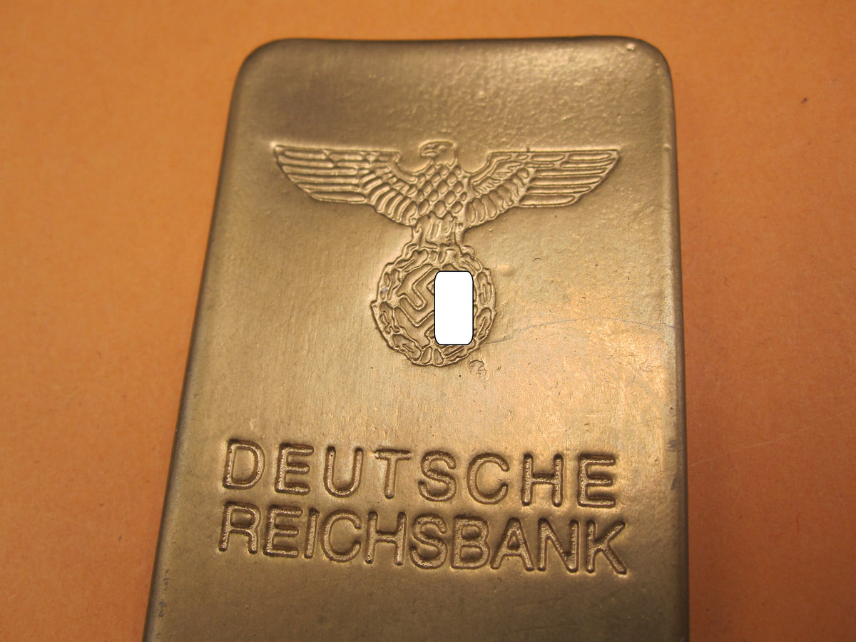 Spaßartikel Goldbarren der deutschen Reichsbank 1 Kilo Feingold 999,9 Sammleranfertigung