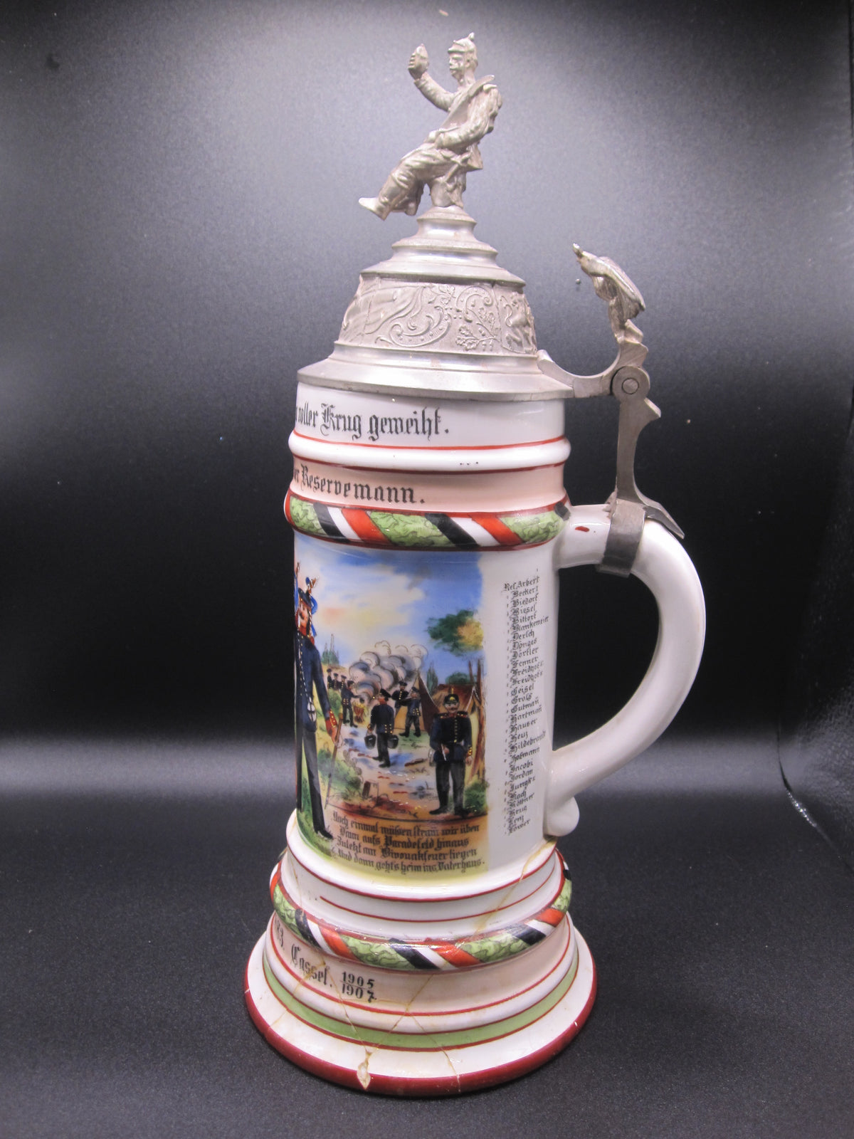 Reservistenkrug Kurhessisches Infanterie Regiment Nr. 83 in  Kassel / Cassel 1905/1907