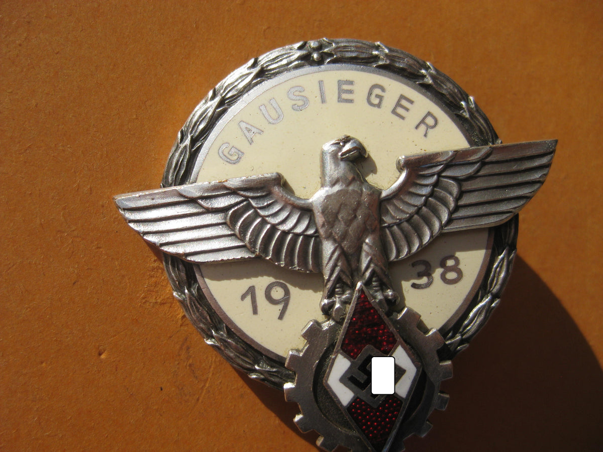 Hitlerjugend (HJ) Reichsberufswettkampf 1938 GAUSIEGERabzeichen MINT CONDITION