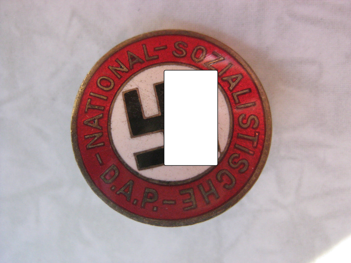 NSDAP Parteiabzeichen M1/72  Hersteller: Fritz Zimmermann in Stuttgart