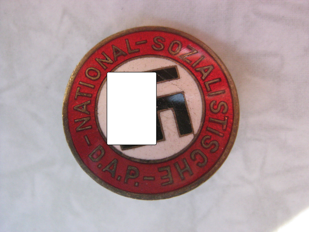 NSDAP Parteiabzeichen M1/72  Hersteller: Fritz Zimmermann in Stuttgart