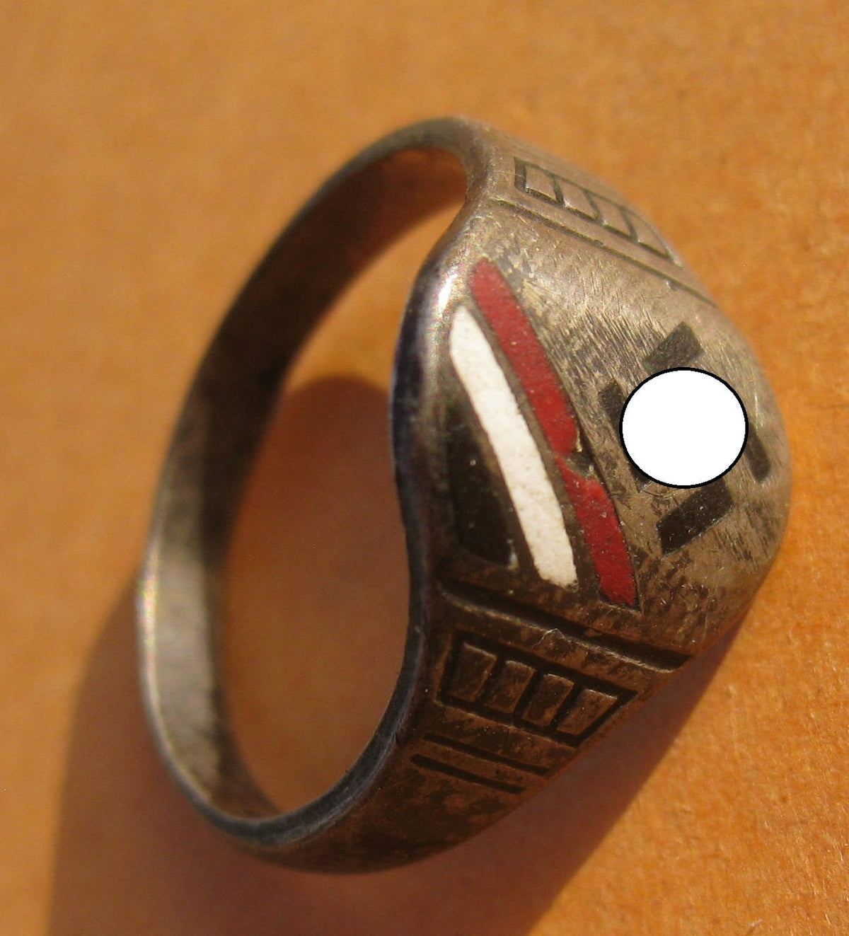 patriotischer Fingerring Silberring 1933 Patriotika