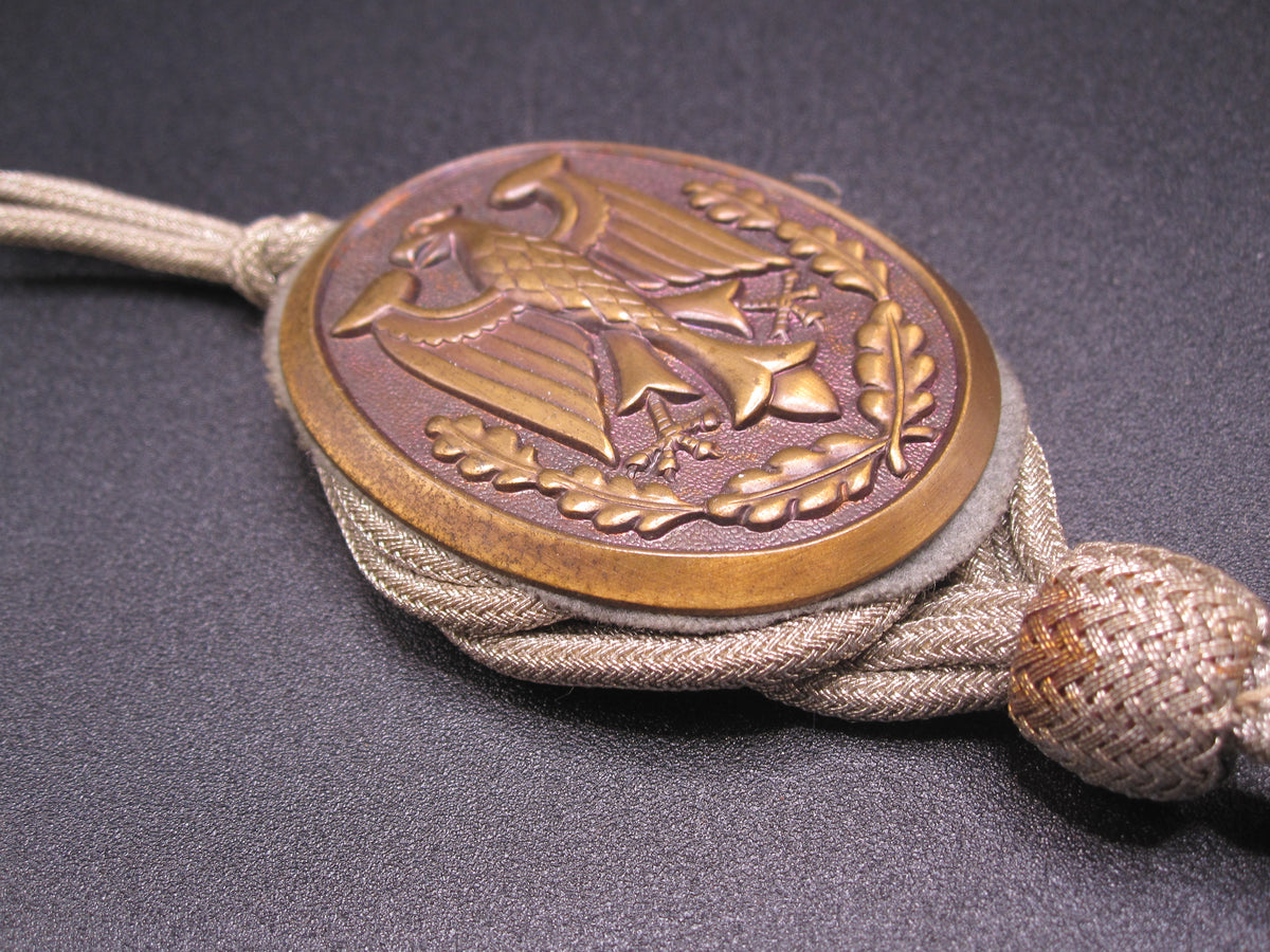 Schützenschnur der Bundeswehr in Bronze