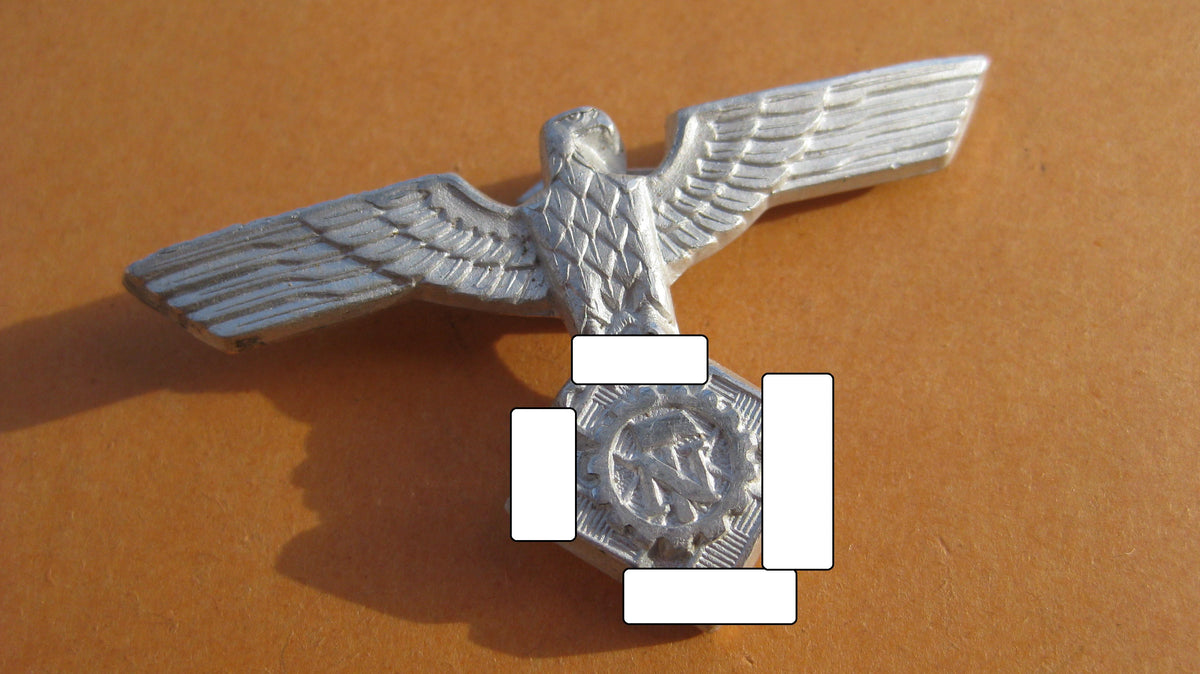 H.W.         SET Mützenadler Kokarde Mützenkranz für Technische Nothilfe (TeNo)