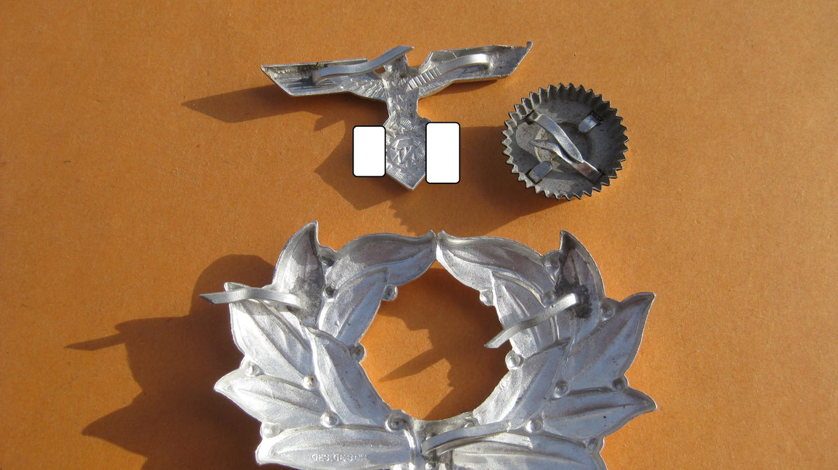 H.W.         SET Mützenadler Kokarde Mützenkranz für Technische Nothilfe (TeNo)