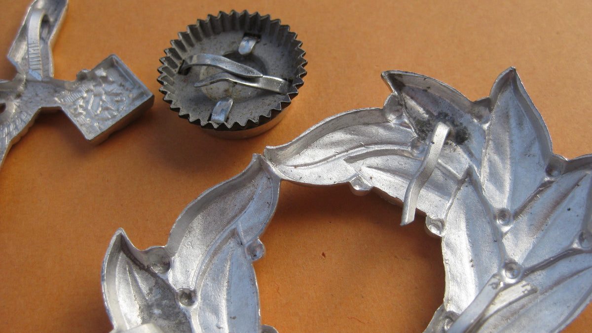 H.W.         SET Mützenadler Kokarde Mützenkranz für Technische Nothilfe (TeNo)