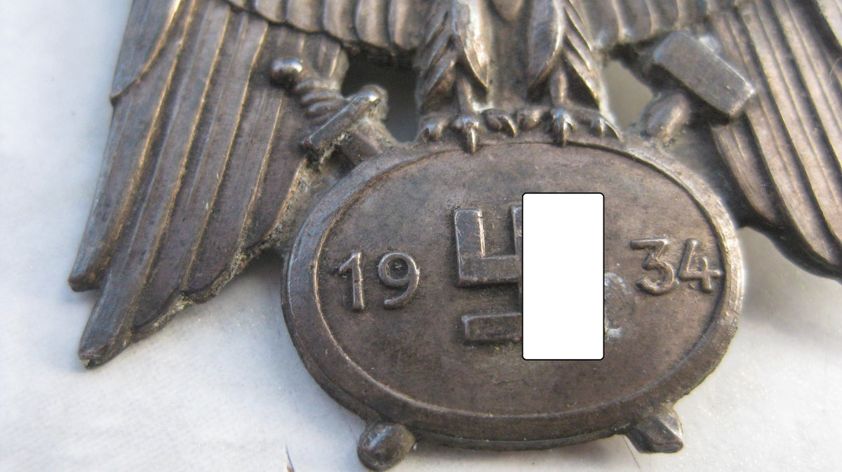 Mützenadler für den Werkschutz 1934             H.W.