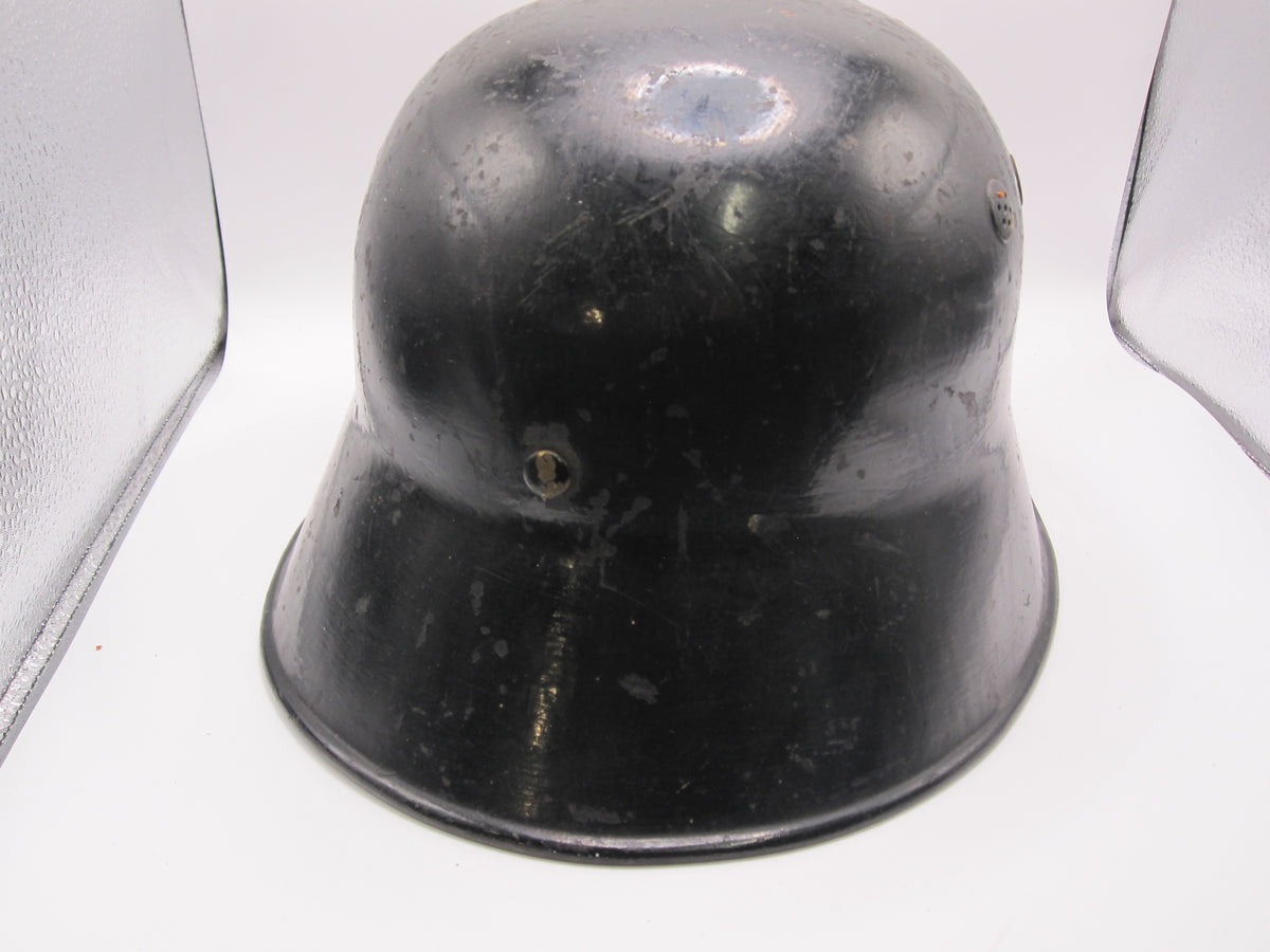 Originaler Luftschutzhelm Stahlhelm M34 Feuerwehr / Seltene Variante