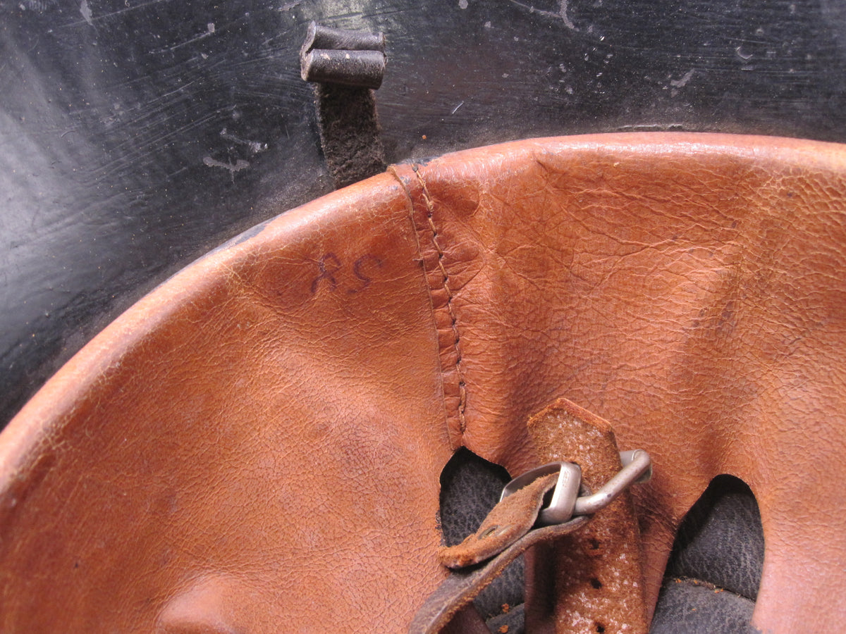 Originaler Luftschutzhelm Stahlhelm M34 Feuerwehr / Seltene Variante