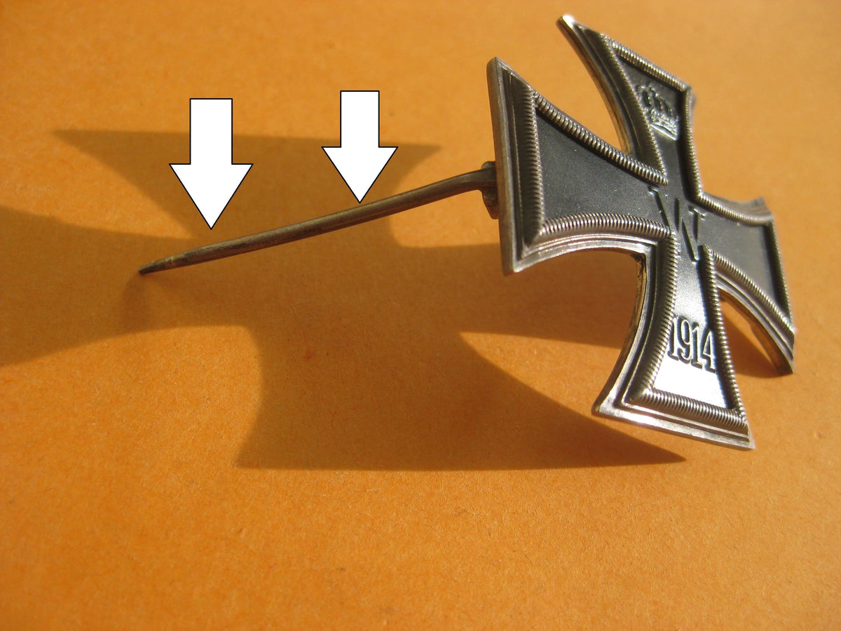 Eisernes Kreuz 1.Klasse von 1914 (EK1/14) mit QUERNADEL !!!! Mint Condition